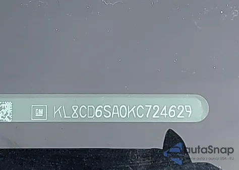 2019 Chevrolet Spark 1Lt Cvt из США, поврежденный, VIN KL8CD6SA0KC724629